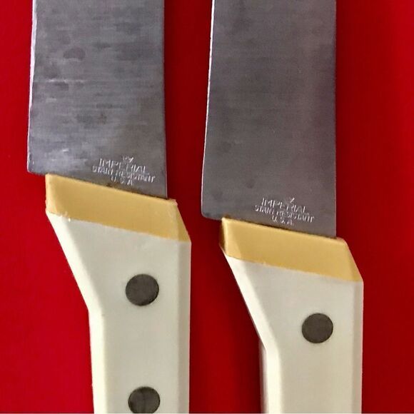 VTG  Imperial La Coutellerie Molybdenum Butcher Cutting Knives Duraplex Handle - Picture 8 of 16